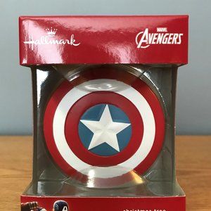 Hallmark Marvel Avengers Captain America Shield Christmas Tree Ornament